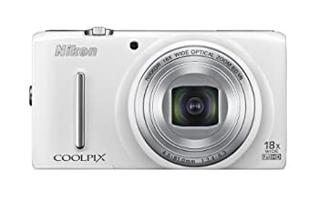 【中古】（非常に良い）Nikon デジタルカメラ COOLPIX S9400 光学18倍ズーム 有効画素数1811万画素 エレガントホワイト S9400WH