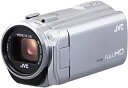 【中古】JVCKENWOOD JVC ビデオカメラ EVERIO 内蔵メモリー16GB シルバー GZ-E745-S(2)