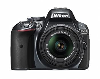 yÁziɗǂjNikon fW^჌tJ D5300 18-55mm VR II YLbg O[ 2400f 3.2^t D5300LK18-55VR2GY