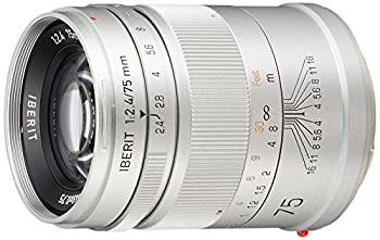 【中古】KIPON 単焦点レンズ IBERIT (イベリット) 75mm f / 2.4レンズfor LEICA Mマウント Frosted Silver(つや消し シルバー)