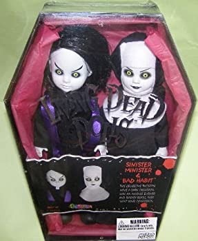 【中古】（非常に良い）SALE！！リビングデッドドールズ（Living Dead Dolls） SINISTER MINISTER BAD HABIT 黒スペンサーギフト限定