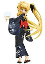 【中古】「非常に良い」魔法少女リリカルなのは The MOVIE 2nd A's フェイト・テスタロッサ 浴衣Ver. 1/8スケール PVC製 塗装済み完成品フィギュア