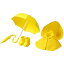 【中古】コトブキヤ キューポッシュえくすとら 雨の日セット 黄 ノンスケール ABS&TPE&ナイロン製 塗装済みフィギュア用アクセサリー