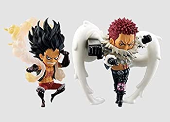 【中古】（非常に良い）バンプレスト ジャンプ50周年 ワールドコレクタブルフィギュア -ワンピース- ルフィ＆カタクリ 2体セット