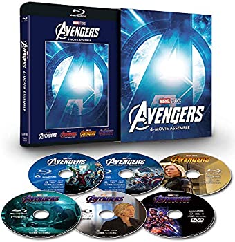【中古】「未使用品」アベンジャーズ：4ムービー・アッセンブル [ブルーレイ+DVD+デジタルコピー+MovieNEXワールド] [Blu-ray]