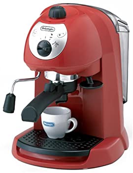 【中古】DeLonghi エスプレッソ・カプチーノメーカー レッド EC200N-R