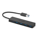 【中古】Anker USB3.0 ウルトラスリム 4ポートハブ USB ハブ バスパワー 軽量 コンパクト MacBook / iMac / Surface P...