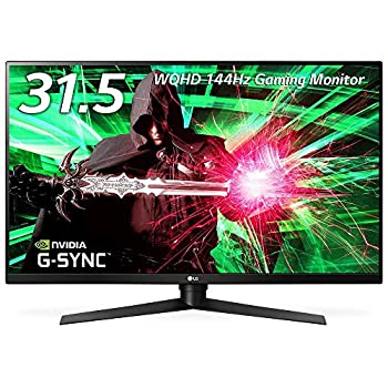 【中古】LG ゲーミングモニター ディスプレイ 32GK850G-B 31.5インチ/WQHD/VA非光沢/144Hz/G-Sync対応/DisplayPort・HDMI/高さ調節、ピボット対応