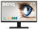 【中古】BenQ モニター ディスプレイ GW2780 27インチ/IPS/ノングレア/フレームレス/ブルーライト軽減/輝度自動調整B.I.技術搭載/D-sub/HDMI1.4/DP1.2/ス