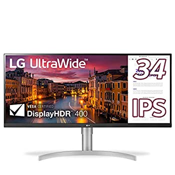 【中古】LG モニター ディスプレイ 34WN650-W 34インチ/ウルトラワイド(2560X1080)/IPS 非光沢/Display HDR 400/FreeSync/HDMI×2 DisplayPort/スピーカ