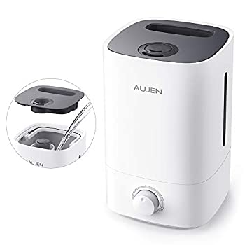 【中古】加湿器 卓上 令和最強版 AUJEN 3.5 次亜塩素酸水 加湿器 除菌 大容量 父の日プレゼント 超音波式 上から注水 低騒音 48時間連続稼働 静音 省エネ