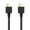 【中古】エレコム HDMI ケーブル 5m ハイスピード 1.4 4K 3DフルHD イーサネット対応 スリムコネクタ ブラック DH-HD14EB50BK