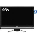 【中古】「非常に良い」シャープ 46V型 液晶 テレビ AQUOS LC-46DX1-B フルハイビジョン ブルーレイレコーダー内蔵 2008年モデル
