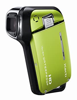 【中古】（非常に良い）SANYO ハイビジョン 防水デジタルムービーカメラ Xacti (ザクティ) DMX-CA9 グリーン DMX-CA9(G)