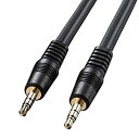 【中古】サンワサプライ オーディオケーブル 10.0m ブラック KM-A2-100K2(2)
