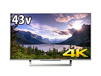 楽天オマツリライフ別館【中古】（非常に良い）ソニー 43V型 液晶 テレビ ブラビア KJ-43X8300D S 4K Android TV 外付けHDD録画外付けHDD裏番組録画 2016年モデル