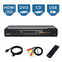 【中古】（非常に良い）Megatek Home DVDプレーヤー TV用 HDMIフルHD1080pアップスケーリング USBポートマルチフォーマット再生 全地域コードフリーDVD プログレッシブ