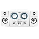 【中古】「非常に良い」FUZE 2.1CHアンプ内蔵Bluetoothスピーカー DAS219BT-W