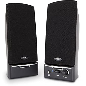 【中古】（非常に良い）Cyber Acoustics 4 Watt 2.0 Computer Speaker System - Black (CA-2014) by Cyber Acoustics [並行輸入品]