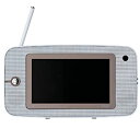 【中古】TWINBIRD ワンセグ付き7V型ポータブル防水DVDプレーヤー DVDZABADY ホワイト VD-J716W(2)