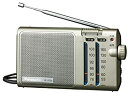 【中古】「非常に良い」Panasonic FM/AM 2バンドラジオ シルバー RF-U150A-S(2)