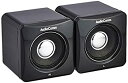 【中古】オーム電機 ステレオミニスピーカー ブラック ASP-204N-K(2)