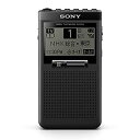 【中古】ソニー ポケットラジオ XDR-64TV : ポケッタブルサイズ ワイドFM対応/FM/AM/ワンセグTV音声対応 ブラック XDR-64TV B
