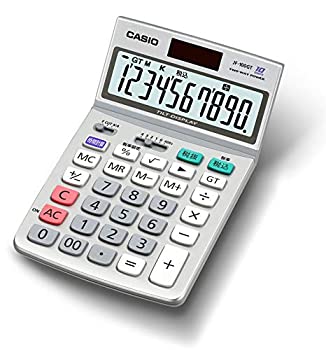 【中古】カシオ グリーン購入法適合電卓 10桁 時間・税計算 ジャストタイプ JF-100GT-N