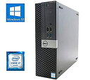 【中古】パソコン(Windows10 Pro搭載) デスクトップ DELL OptiPlex 7040 SFF 第6世代Core i7-6700(3.40GHz) / 16GBメモリ / 500GB / Sマルチ/最
