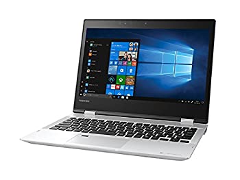 【中古】東芝 12.5型 2-in-1 パソコン dynabook V62 プレシャスシルバーdynabook 2018年 春モデル（Core i3/メモリ4GB/SSD256GB/ H＆B） PV62FSP-N