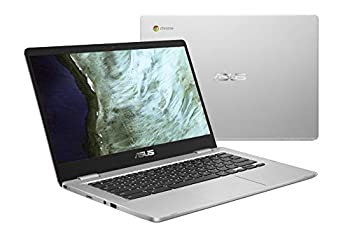 【中古】「未使用品」ASUS Chromebook C423NA-DH02 14.0"HD NanoEdgeディスプレイ、180度ヒンジIntelデュアルコアCeleronプロセッサ、4GB RAM、32GB eMMCストレージ、