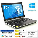 【中古】「非常に良い」(大容量SSD搭載)(Win 10搭載)DELL Latitude E6530 ※Core i7 3720QM 2.6GHz / メモリ 8GB / SSD 512GB / DVDマルチ / フルHD 無線LAN内蔵 テ(2)