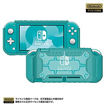 中古 (任天堂ライセンス商品)タフプロテクターforNintendoSwitchLiteクリア?ターコイズ(NintendoS