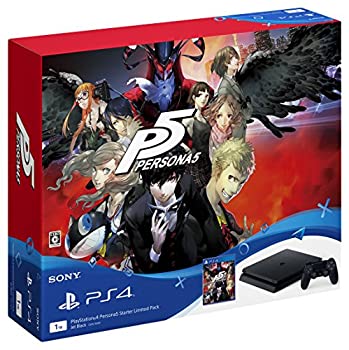 【中古】PlayStation 4 Persona5 Starter Limited Pack(CUH-10012)怪盗団スペシャルテーマ&アバター5種セット配信