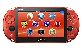 【中古】「非常に良い」PlayStation Vita Wi-Fiモデル メタリック・レッド (PCH-2000ZA26)