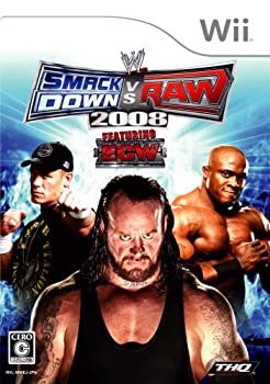 【中古】(非常に良い）WWE 2008 SmackDown vs Raw - Wii【メーカー名】THQジャパン【メーカー型番】193698011【ブランド名】THQジャパン【商品説明】 こちらの商品は中古品となっております。 画像はイメージ写真ですので 商品のコンディション・付属品の有無については入荷の度異なります。 買取時より付属していたものはお付けしておりますが付属品や消耗品に保証はございません。 商品ページ画像以外の付属品はございませんのでご了承下さいませ。 中古品のため使用に影響ない程度の使用感・経年劣化（傷、汚れなど）がある場合がございます。 また、中古品の特性上ギフトには適しておりません。 製品に関する詳細や設定方法は メーカーへ直接お問い合わせいただきますようお願い致します。 当店では初期不良に限り 商品到着から7日間は返品を受付けております。 他モールとの併売品の為 完売の際はご連絡致しますのでご了承ください。 プリンター・印刷機器のご注意点 インクは配送中のインク漏れ防止の為、付属しておりませんのでご了承下さい。 ドライバー等ソフトウェア・マニュアルはメーカーサイトより最新版のダウンロードをお願い致します。 ゲームソフトのご注意点 特典・付属品・パッケージ・プロダクトコード・ダウンロードコード等は 付属していない場合がございますので事前にお問合せ下さい。 商品名に「輸入版 / 海外版 / IMPORT 」と記載されている海外版ゲームソフトの一部は日本版のゲーム機では動作しません。 お持ちのゲーム機のバージョンをあらかじめご参照のうえ動作の有無をご確認ください。 輸入版ゲームについてはメーカーサポートの対象外です。 DVD・Blu-rayのご注意点 特典・付属品・パッケージ・プロダクトコード・ダウンロードコード等は 付属していない場合がございますので事前にお問合せ下さい。 商品名に「輸入版 / 海外版 / IMPORT 」と記載されている海外版DVD・Blu-rayにつきましては 映像方式の違いの為、一般的な国内向けプレイヤーにて再生できません。 ご覧になる際はディスクの「リージョンコード」と「映像方式※DVDのみ」に再生機器側が対応している必要があります。 パソコンでは映像方式は関係ないため、リージョンコードさえ合致していれば映像方式を気にすることなく視聴可能です。 商品名に「レンタル落ち 」と記載されている商品につきましてはディスクやジャケットに管理シール（値札・セキュリティータグ・バーコード等含みます）が貼付されています。 ディスクの再生に支障の無い程度の傷やジャケットに傷み（色褪せ・破れ・汚れ・濡れ痕等）が見られる場合がありますので予めご了承ください。 2巻セット以上のレンタル落ちDVD・Blu-rayにつきましては、複数枚収納可能なトールケースに同梱してお届け致します。 トレーディングカードのご注意点 当店での「良い」表記のトレーディングカードはプレイ用でございます。 中古買取り品の為、細かなキズ・白欠け・多少の使用感がございますのでご了承下さいませ。 再録などで型番が違う場合がございます。 違った場合でも事前連絡等は致しておりませんので、型番を気にされる方はご遠慮ください。 ご注文からお届けまで 1、ご注文⇒ご注文は24時間受け付けております。 2、注文確認⇒ご注文後、当店から注文確認メールを送信します。 3、お届けまで3-10営業日程度とお考え下さい。 　※海外在庫品の場合は3週間程度かかる場合がございます。 4、入金確認⇒前払い決済をご選択の場合、ご入金確認後、配送手配を致します。 5、出荷⇒配送準備が整い次第、出荷致します。発送後に出荷完了メールにてご連絡致します。 　※離島、北海道、九州、沖縄は遅れる場合がございます。予めご了承下さい。 当店ではすり替え防止のため、シリアルナンバーを控えております。 万が一、違法行為が発覚した場合は然るべき対応を行わせていただきます。 お客様都合によるご注文後のキャンセル・返品はお受けしておりませんのでご了承下さい。 電話対応は行っておりませんので、ご質問等はメッセージまたはメールにてお願い致します。