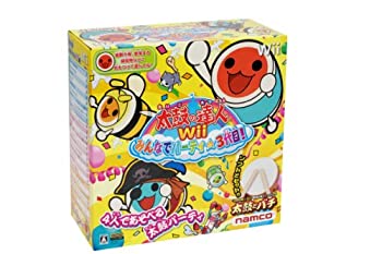 【中古】太鼓の達人Wii みんなでパーティ☆3代目! (同梱版)