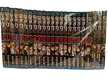 【中古】鬼滅の刃 1-20巻(20巻特装版) + 小説版「しあわせの花」「片羽の蝶」ファンブック「鬼殺隊見聞録」全巻セット コミック漫画 単行本 コミック