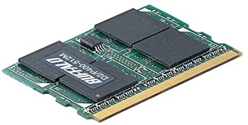 【中古】BUFFALO D2/P400-512M DDR2 400MHz SDR