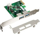 yÁziɗǂjBUFFALO PCI Express x1p ݃C^[tF[X{[h USB3.0&2.0 2|[g IFC-PCIE2U3S2