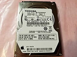 【中古】（非常に良い）MK7559GSXF C0/GQ108B HDD2J60 P TN01 T Toshiba 750GB SATA 2.5 ハードドライブ