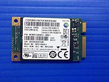 【中古】（非常に良い） IBM Lenovo 128GB 45N8174 45N8175 MZ-MPC1280/0L1 MZMPC128HBFU-000L1 mSATA SSDハードディスク