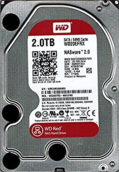 【中古】Western Digital WD20EFRX-68EUZN0 2TB NAS DCM:HARNHTJCA WD レッド