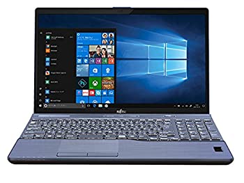 【中古】富士通 15.6型ノートパソコン　FMV LIFEBOOK AH77/B3　メタリックブルー FMVA77B3L