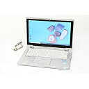 【中古】「非常に良い」中古ノートパソコン Panasonic CF-AX2PDBCS Core i3 3217U 1.80GHz 4GB SSD128GB Win10 Bluetooth タッチパネル カメラ HDMI