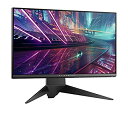 【中古】（非常に良い）Alienware 25 ゲームモニター AW2518Hf フルHD @ ネイティブ240Hz 169 1ms応答時間 DP HDMI 2.0a USB 3.0 AMD FreeSync 傾き スイベ