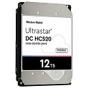 【中古】「非常に良い」HGST - WD Ultrastar(ウルトラスター) DC HC520 HDD | HUH721212ALE600 | 12TB 7.2K SATA 6Gb/s 256MBキャッシュ 3.5インチ ヘリウム データセン