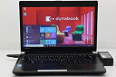 【中古】 東芝 dynabook R734/K Core i5 4300M 2.6GHz/4GB/128GB(SSD)/13.3W/FWXGA(1366x768)/Win10(2)