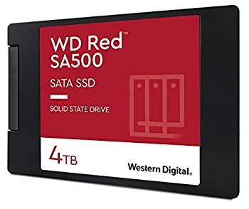 【中古】（非常に良い）Western Digital ウエスタンデジタル 内蔵SSD 4TB WD Red SA500 NAS向け 高耐久 2.5インチ WDS400T1R0A-EC