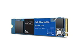 【中古】（非常に良い）Western Digital ウエスタンデジタル 内蔵SSD 1TB WD Blue SN550 (読取り最大 2%カンマ%400MB/秒) NVMe WDS100T2B0C-EC